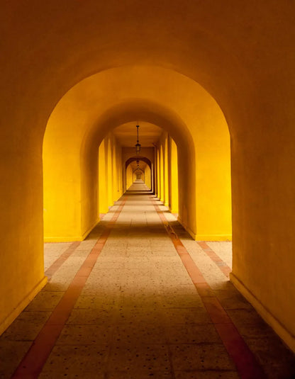 Hall Archway 6X8 Fleece ( 72 X 96 Inch ) Backdrop