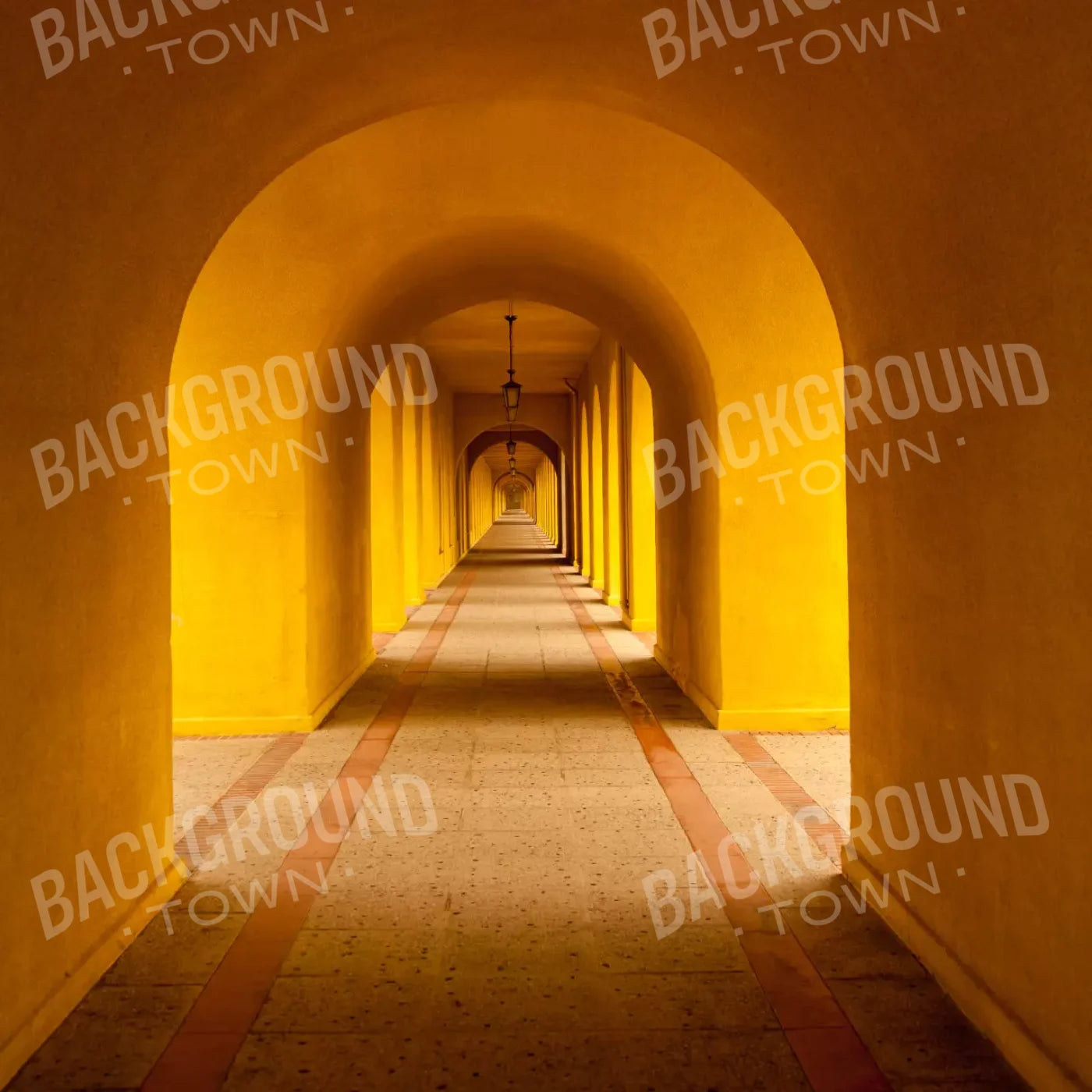 Hall Archway 8X8 Fleece ( 96 X Inch ) Backdrop