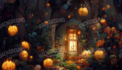 Halloween Fairy Garden 14’X8’ Ultracloth (168 X 96 Inch) Backdrop