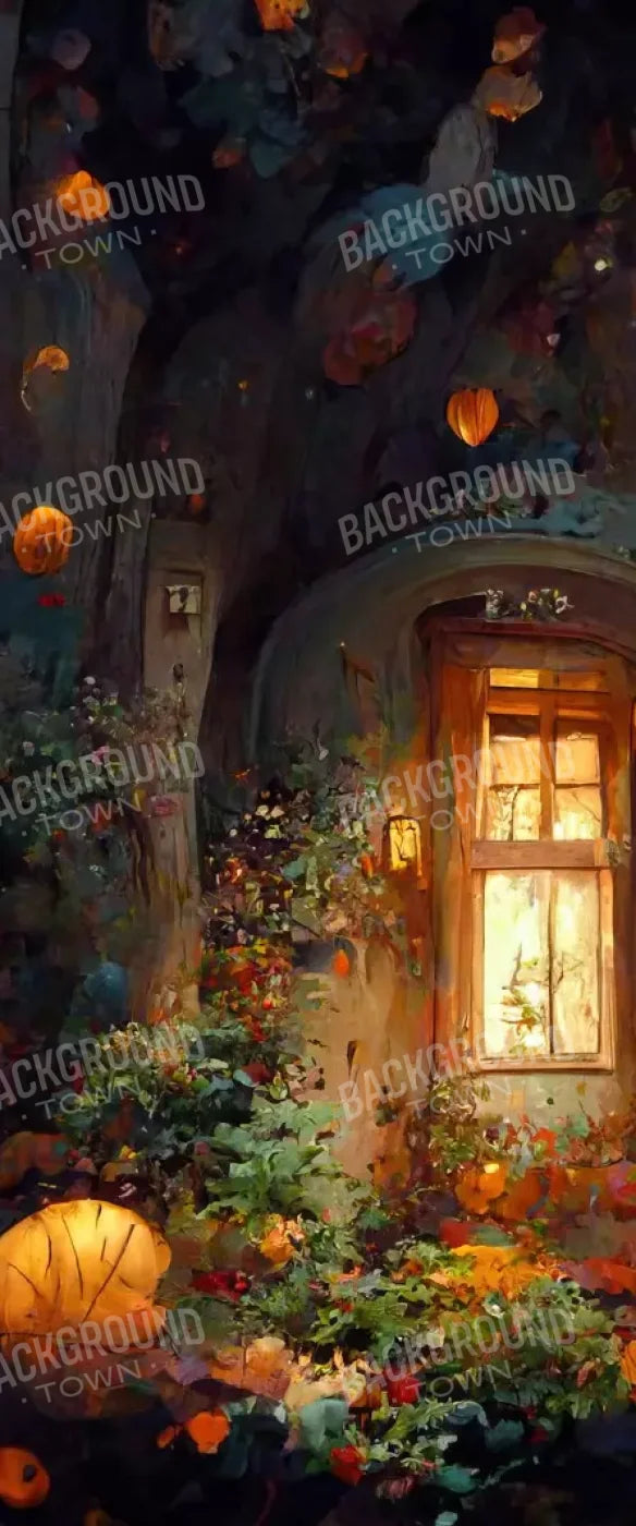 Halloween Fairy Garden 5’X12’ Ultracloth For Westcott X-Drop (60 X 144 Inch) Backdrop