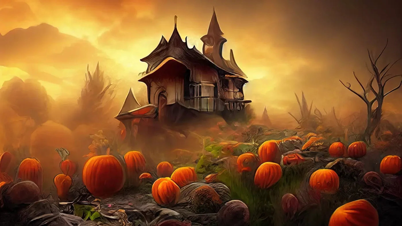Halloween Sunset 14’X8’ Ultracloth (168 X 96 Inch) Backdrop