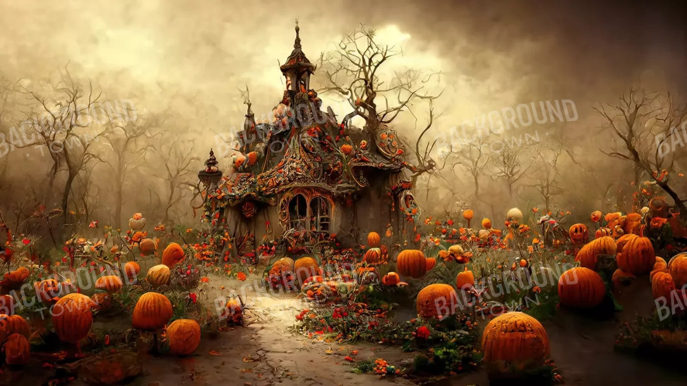 Hallows Eve 14’X8’ Ultracloth (168 X 96 Inch) Backdrop