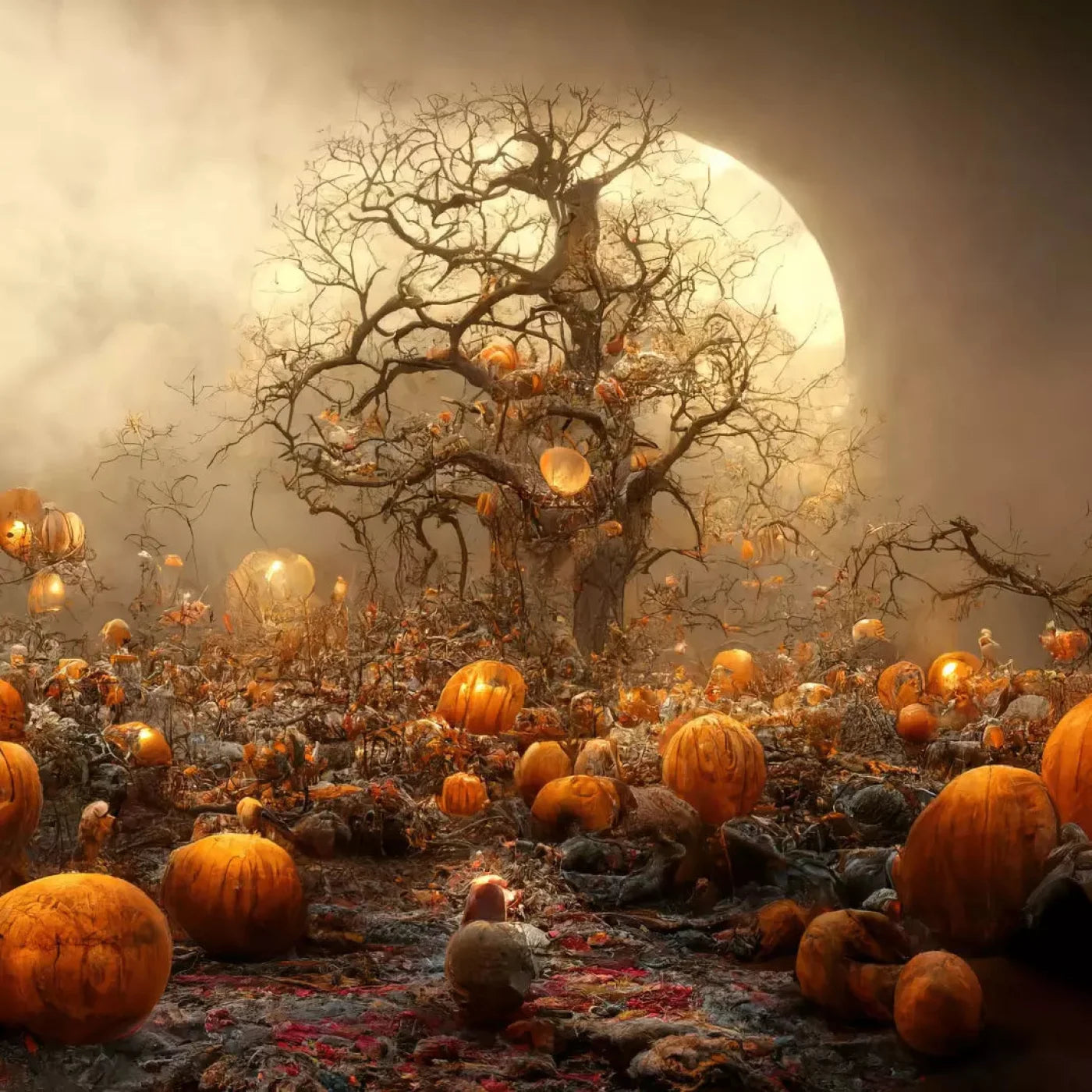 Hallows Eve 2 10X10 Ultracloth ( 120 X Inch ) Backdrop