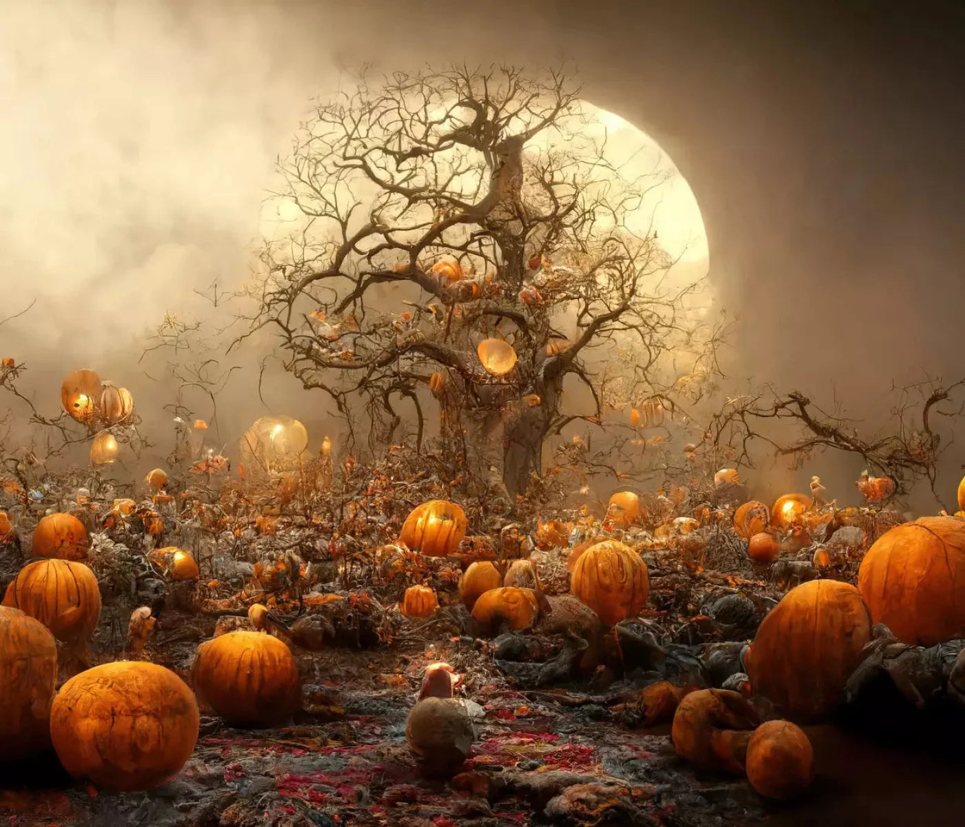 Hallows Eve 2 12X10 Ultracloth ( 144 X 120 Inch ) Backdrop