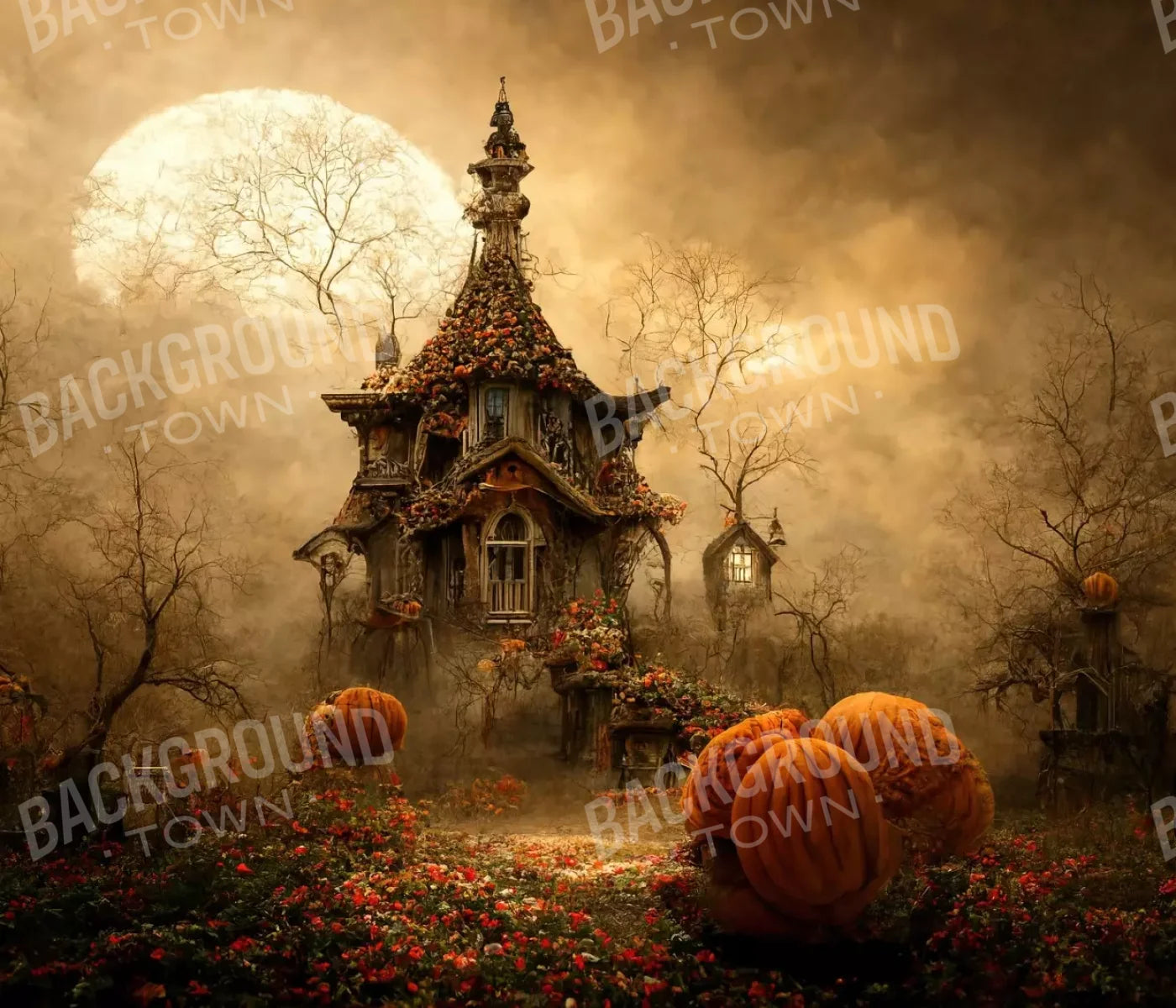 Hallows Eve 3 12’X10’ Ultracloth (144 X 120 Inch) Backdrop