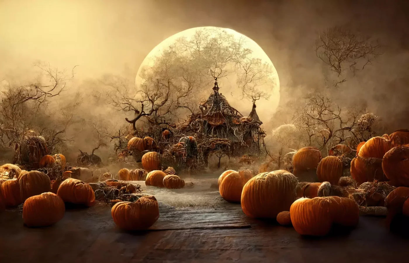 Hallows Eve 4 12X8 Ultracloth ( 144 X 96 Inch ) Backdrop