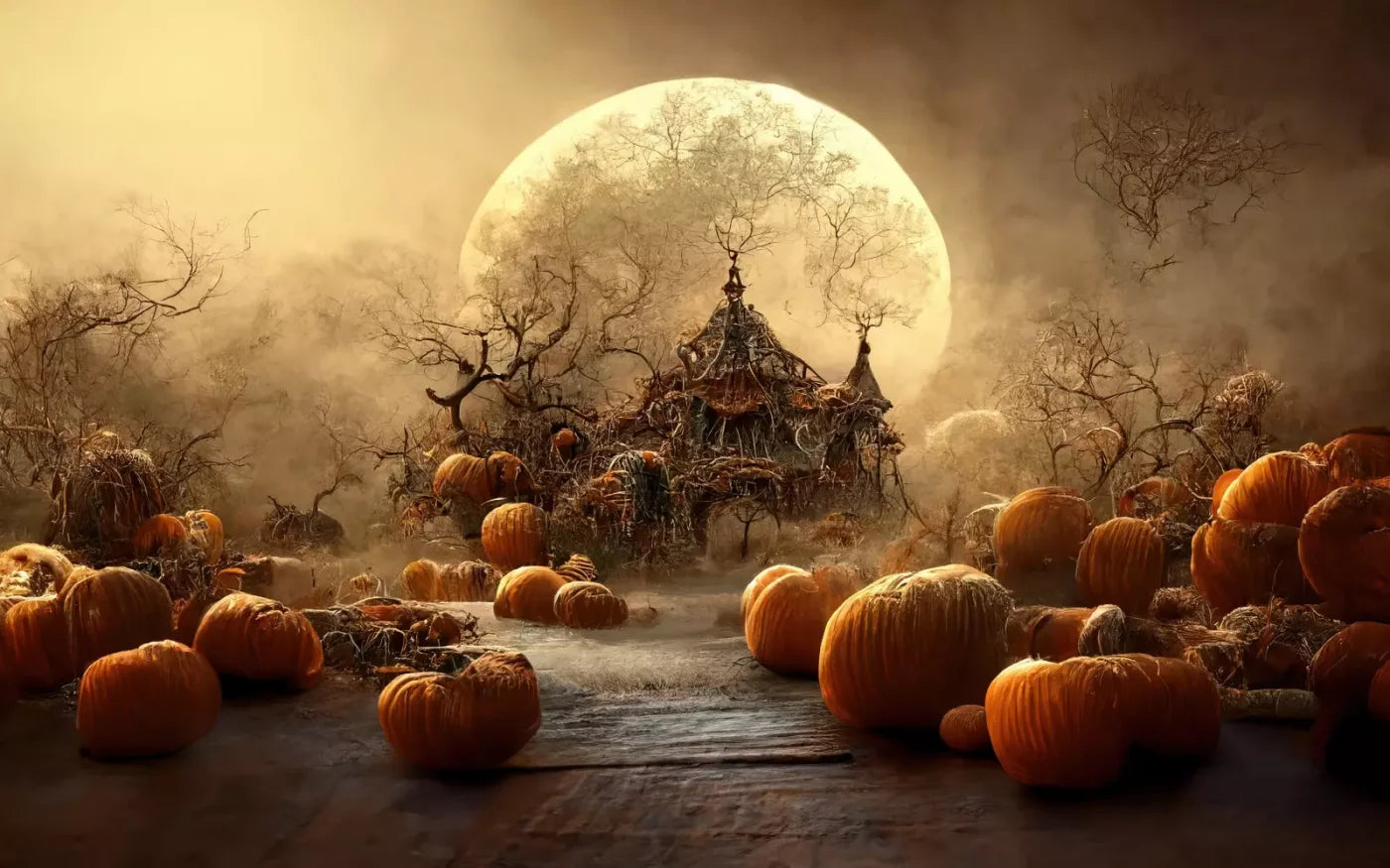 Hallows Eve 4 14X9 Ultracloth ( 168 X 108 Inch ) Backdrop