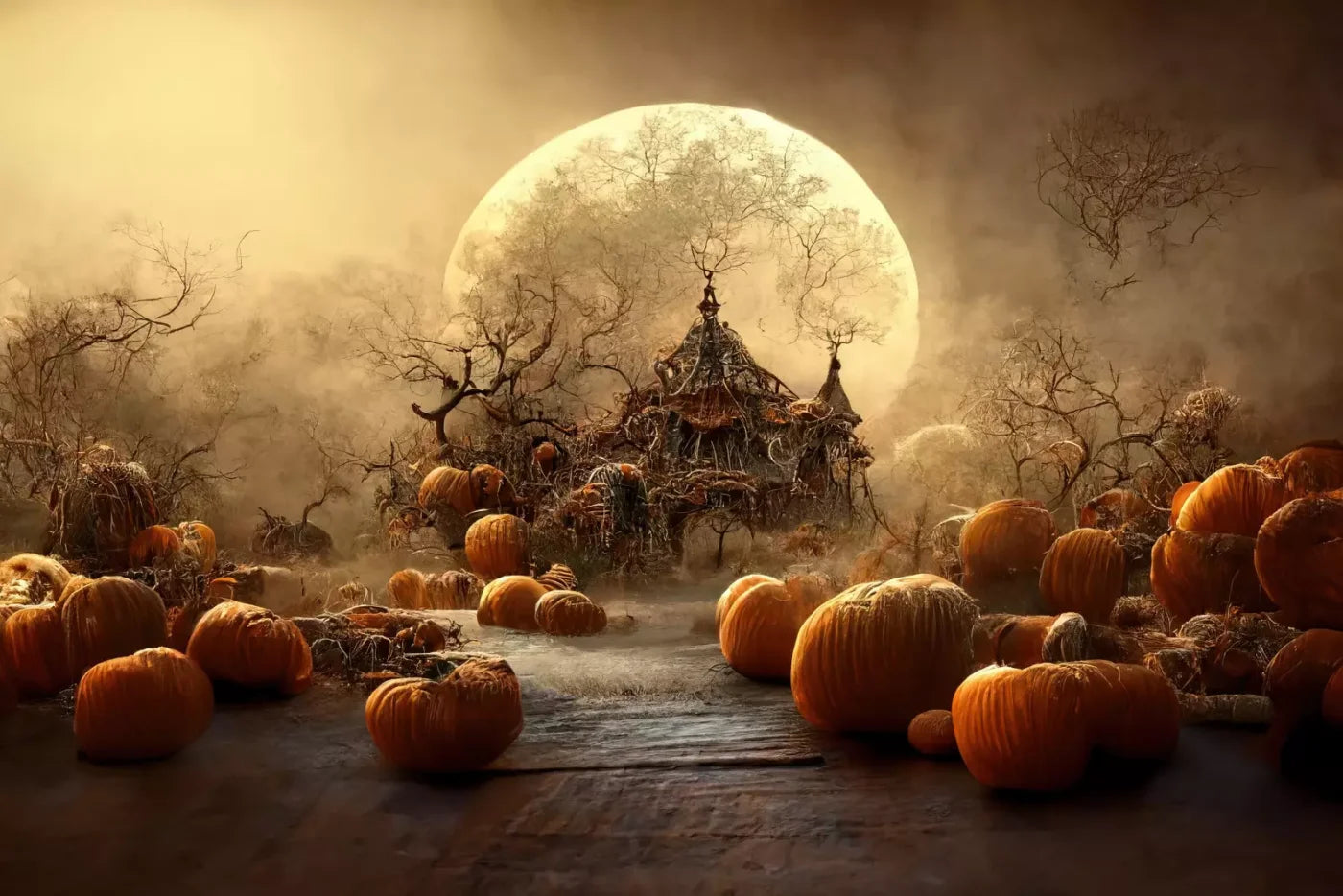 Hallows Eve 4 8X5 Ultracloth ( 96 X 60 Inch ) Backdrop