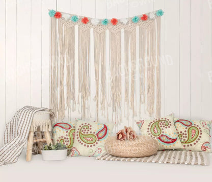 Happy Boho 12X10 Ultracloth ( 144 X 120 Inch ) Backdrop