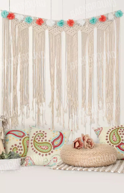 Happy Boho 8X12 Ultracloth ( 96 X 144 Inch ) Backdrop