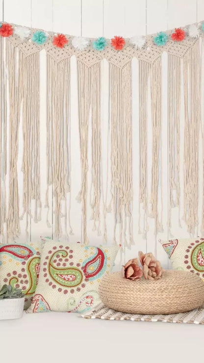 Happy Boho 8X14 Ultracloth ( 96 X 168 Inch ) Backdrop