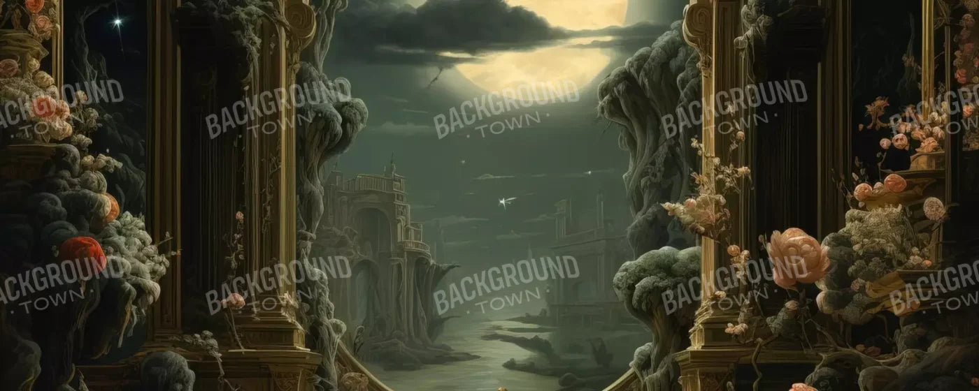 Haunted Elegance Ii 20’X8’ Ultracloth (240 X 96 Inch) Backdrop