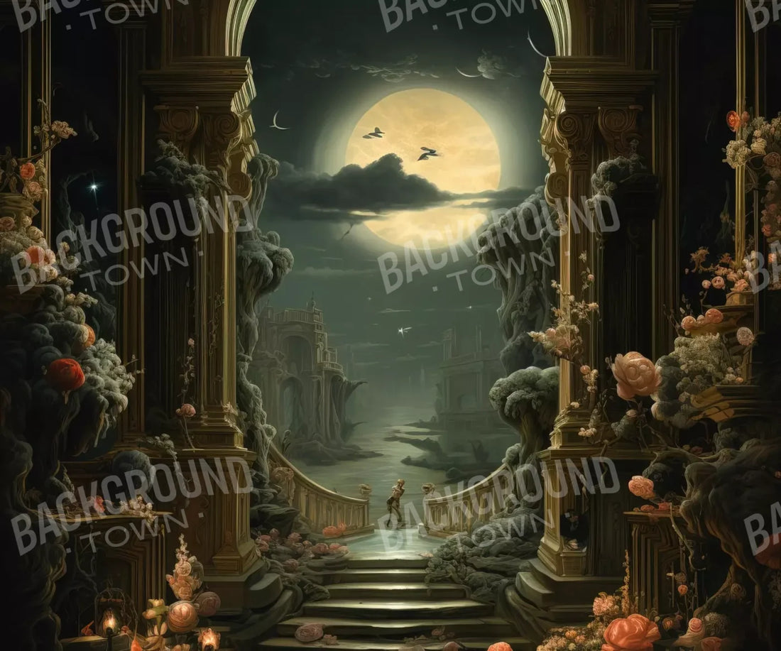 Haunted Elegance Ii 5’X4’2 Fleece (60 X 50 Inch) Backdrop