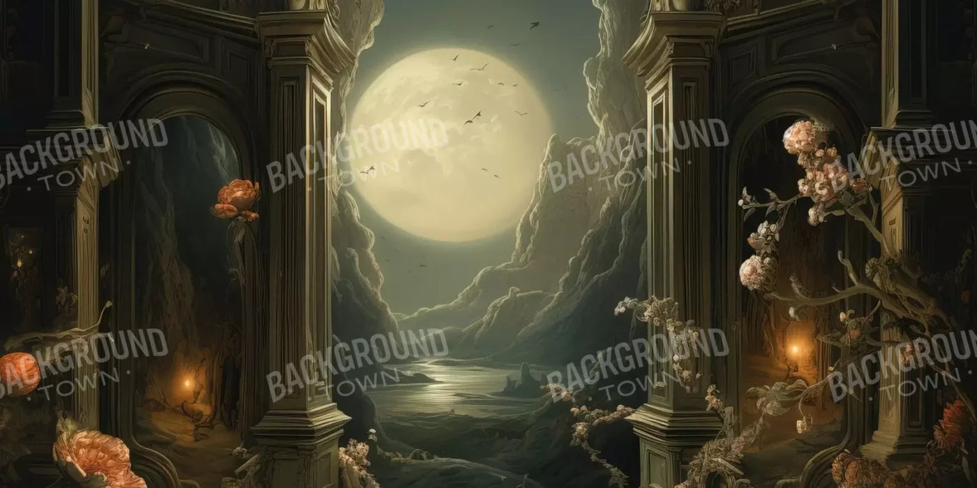 Haunted Elegance I 20’X10’ Ultracloth (240 X 120 Inch) Backdrop