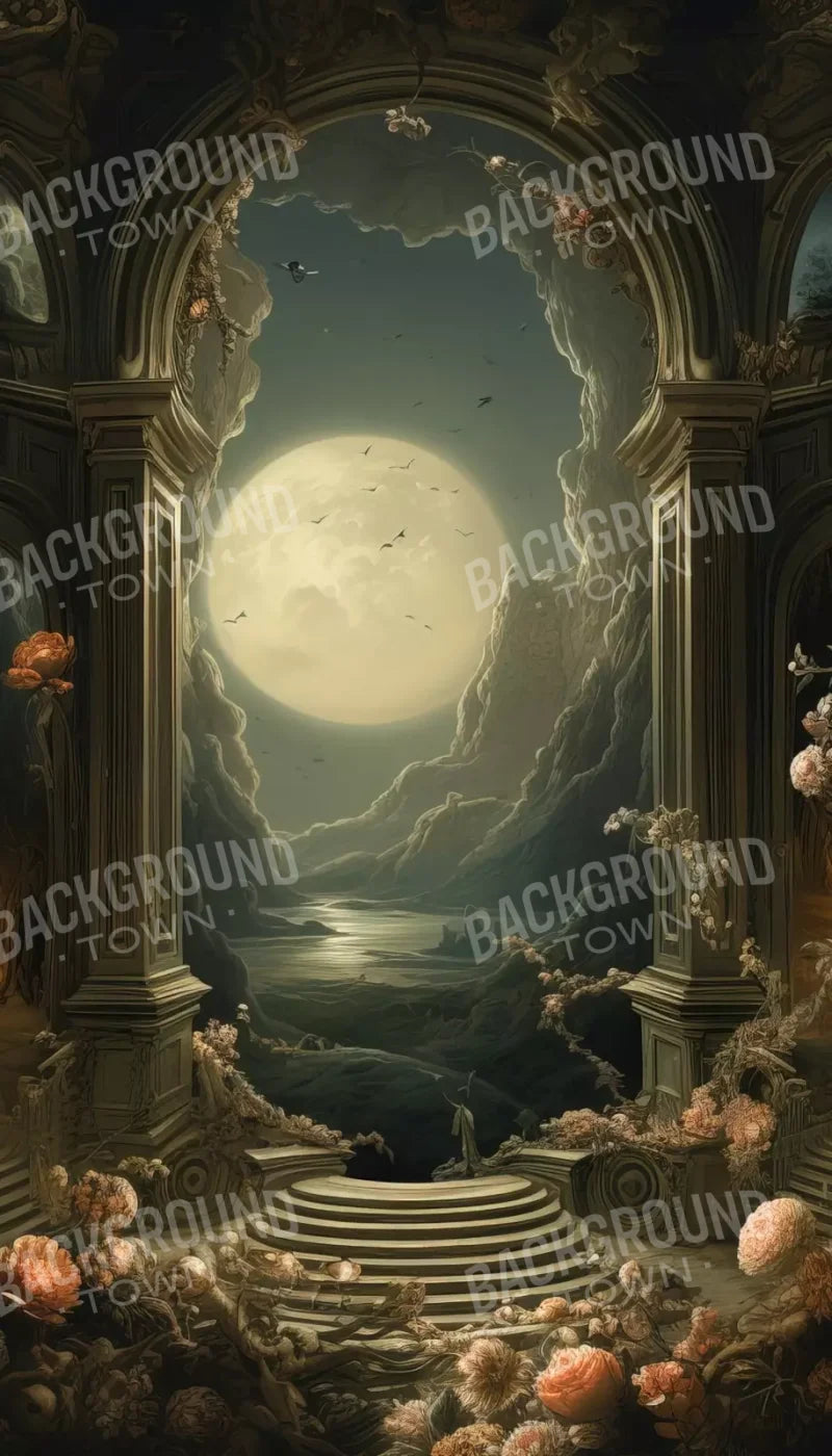 Haunted Elegance I 8’X14’ Ultracloth (96 X 168 Inch) Backdrop