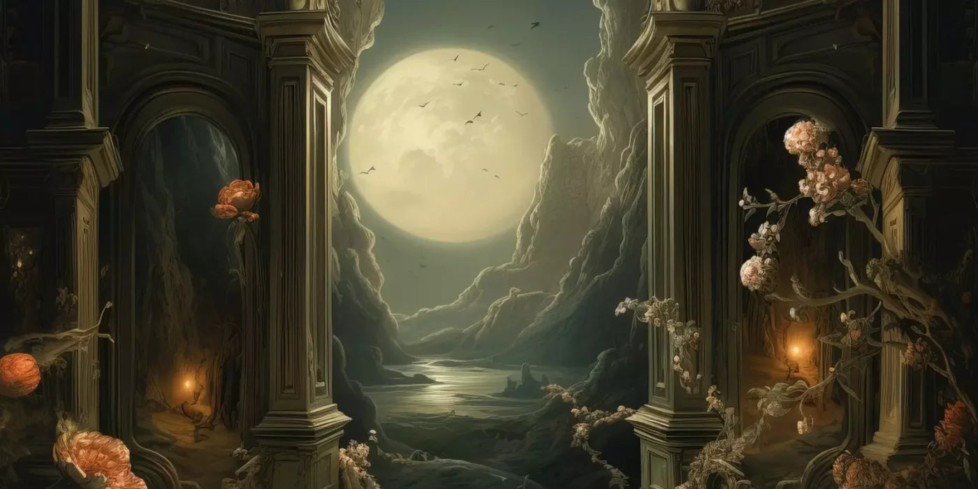 Haunted Elegance I 16’X8’ Ultracloth (192 X 96 Inch) Backdrop