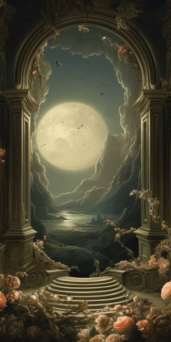 Haunted Elegance I 8’X16’ Ultracloth (96 X 192 Inch) Backdrop