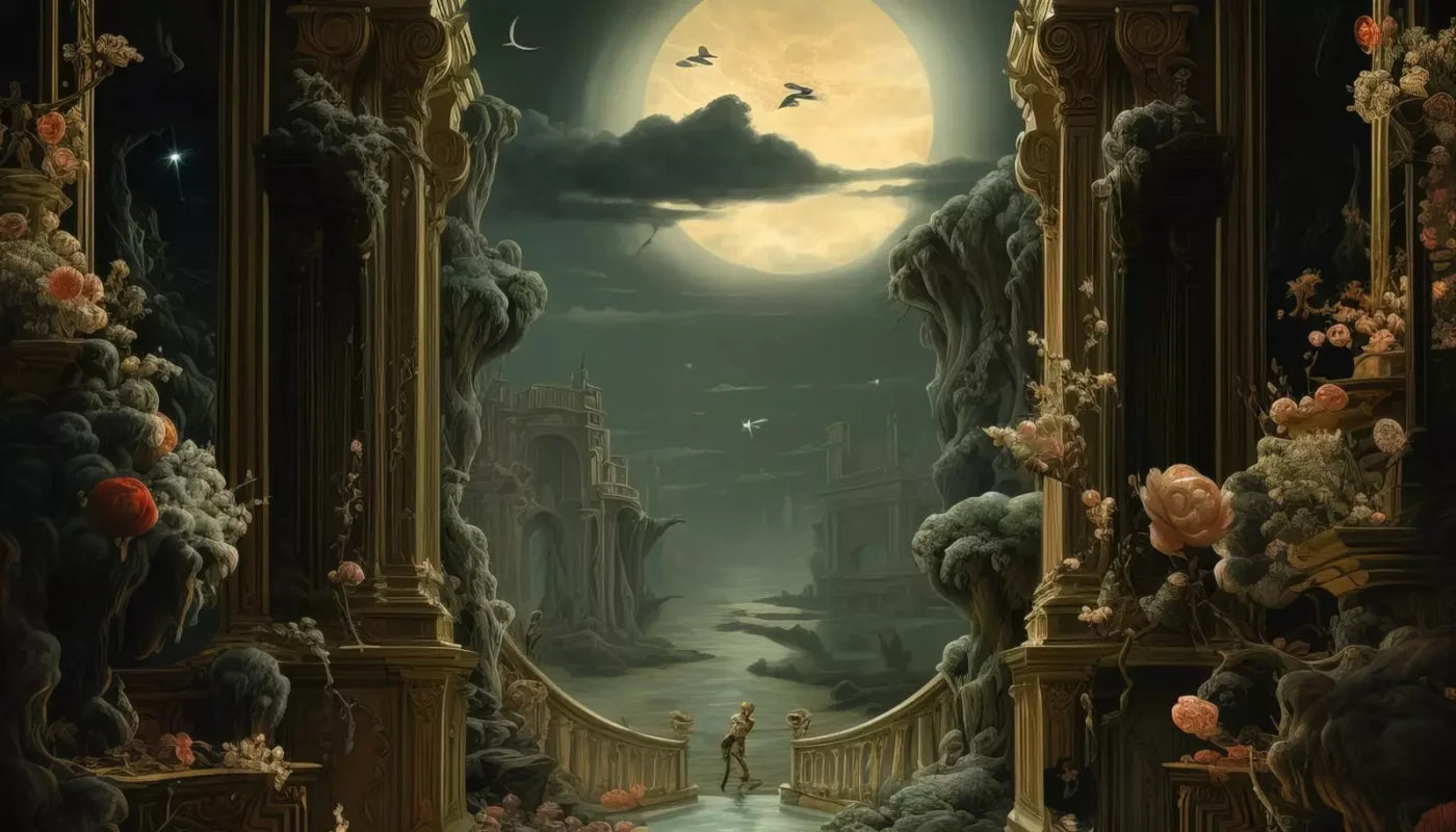 Haunted Elegance Ii 14’X8’ Ultracloth (168 X 96 Inch) Backdrop