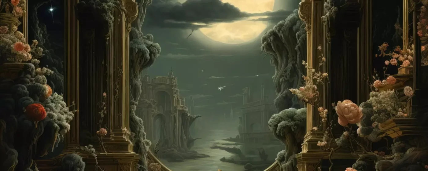 Haunted Elegance Ii 20’X8’ Ultracloth (240 X 96 Inch) Backdrop