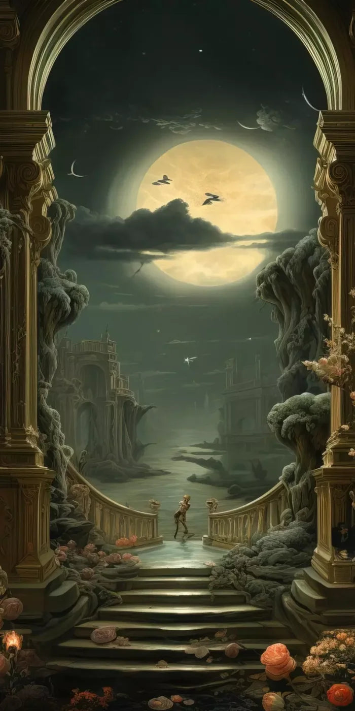 Haunted Elegance Ii 8’X16’ Ultracloth (96 X 192 Inch) Backdrop