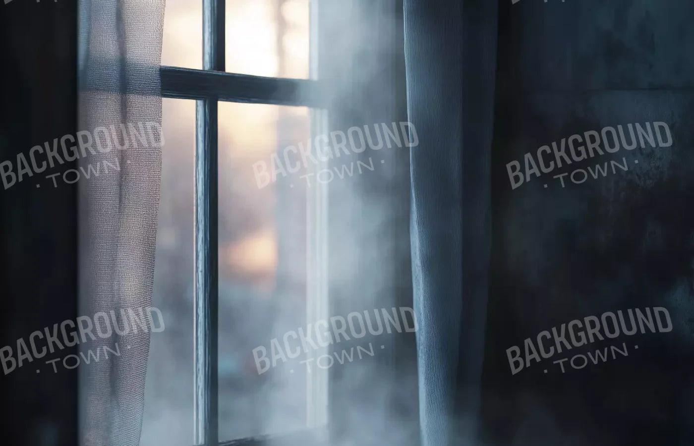 Haunted Window 14’X9’ Ultracloth (168 X 108 Inch) Backdrop