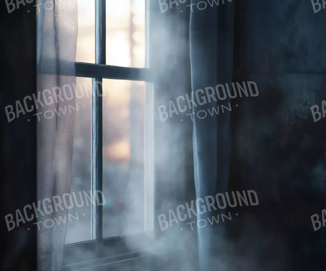 Haunted Window 5’X4’2 Fleece (60 X 50 Inch) Backdrop