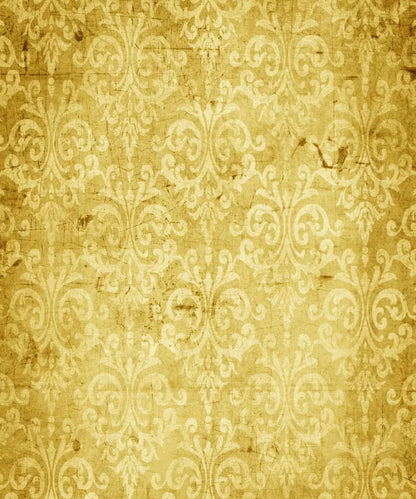 Yellow Damask Backdrop for Photography