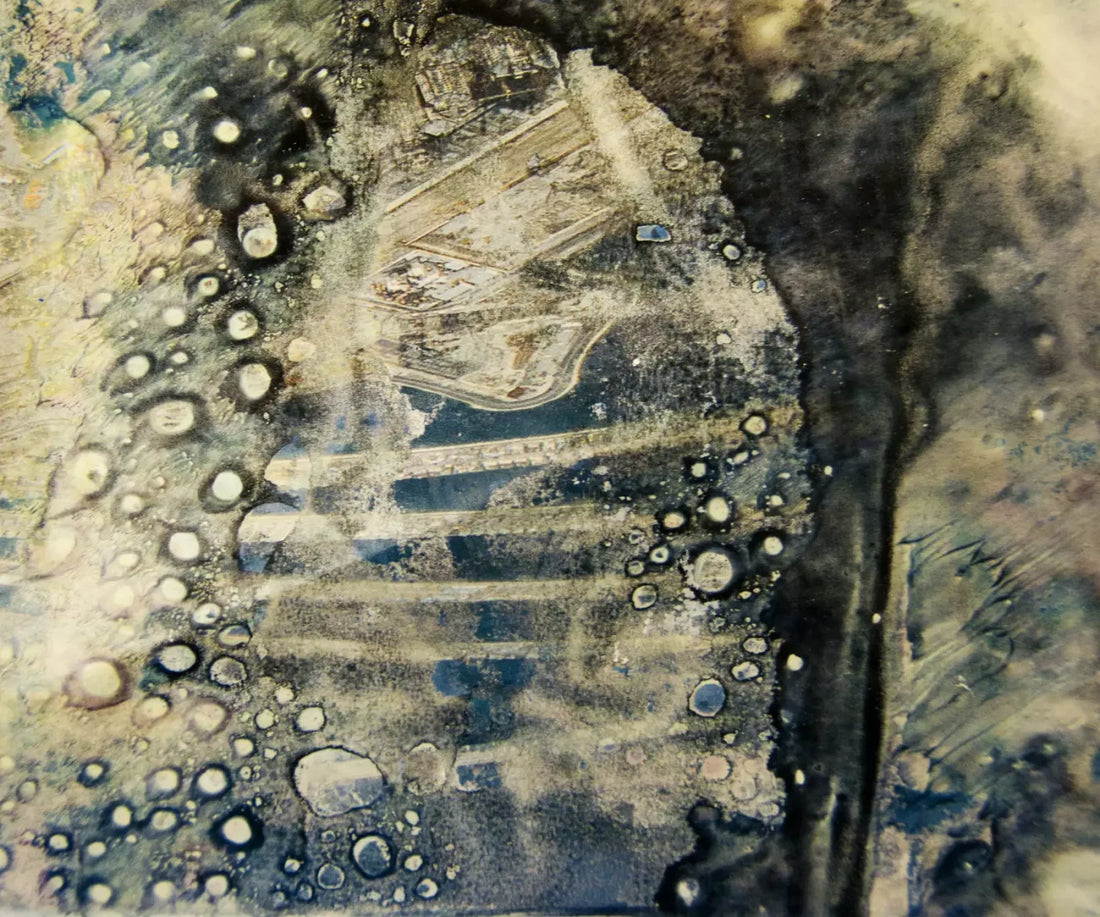 Hazy Landscape 5X42 Fleece ( 60 X 50 Inch ) Backdrop