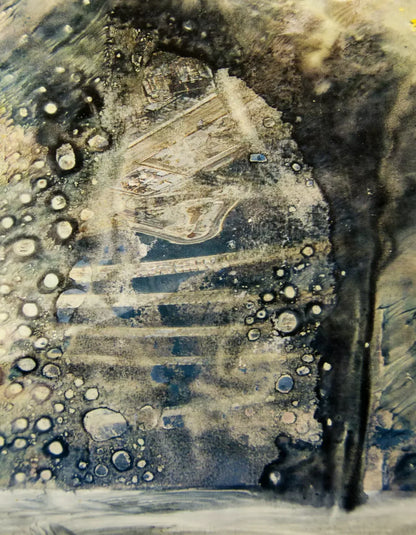 Hazy Landscape 6X8 Fleece ( 72 X 96 Inch ) Backdrop
