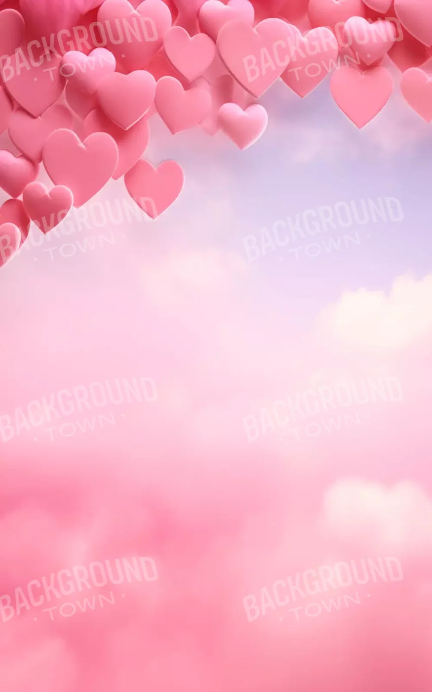 Heart In The Clouds I 5X8 Ultracloth ( 60 X 96 Inch ) Backdrop