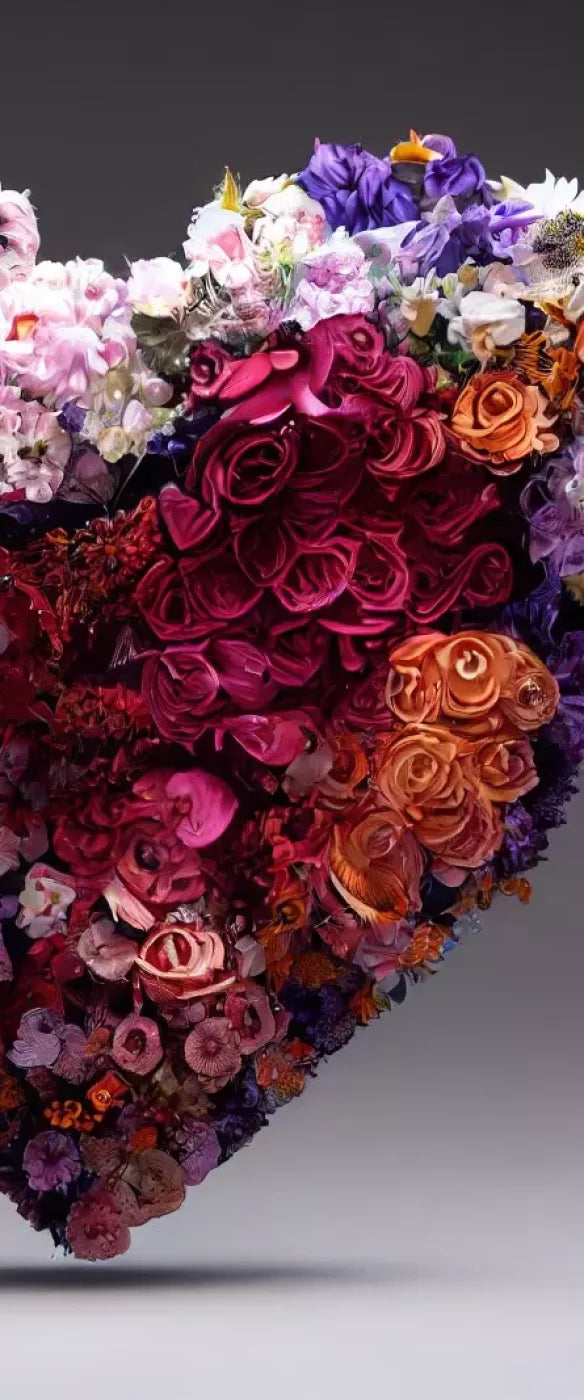 Heart Of Flowers 5’X12’ Ultracloth For Westcott X-Drop (60 X 144 Inch) Backdrop