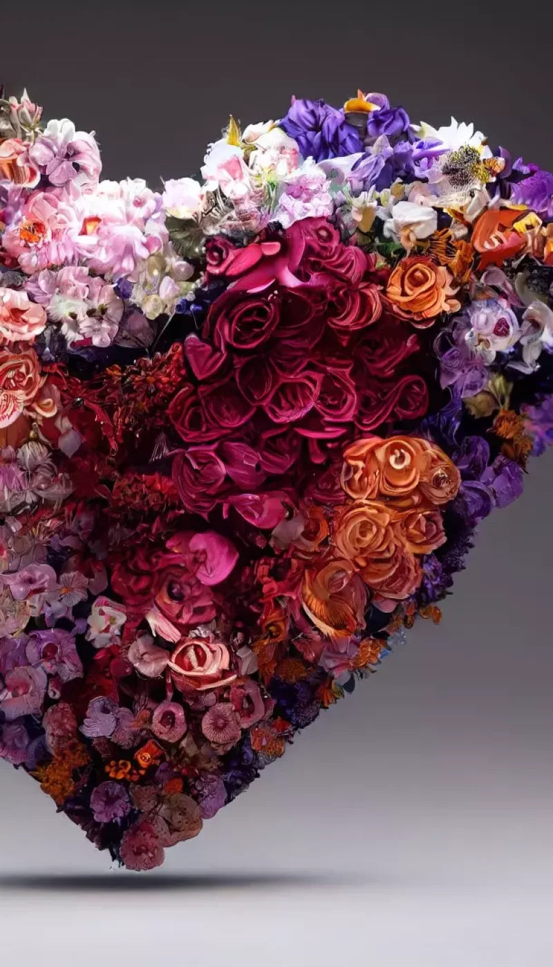 Heart Of Flowers 8’X14’ Ultracloth For Westcott X-Drop Pro (96 X 168 Inch) Backdrop