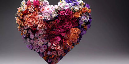 Heart Of Flowers 16’X8’ Ultracloth (192 X 96 Inch) Backdrop