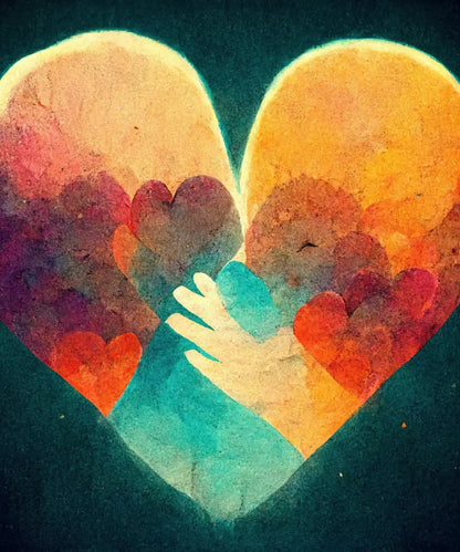 Heart Of Love 10’X12’ Ultracloth (120 X 144 Inch) Backdrop