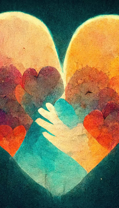 Heart Of Love 8’X14’ Ultracloth (96 X 168 Inch) Backdrop