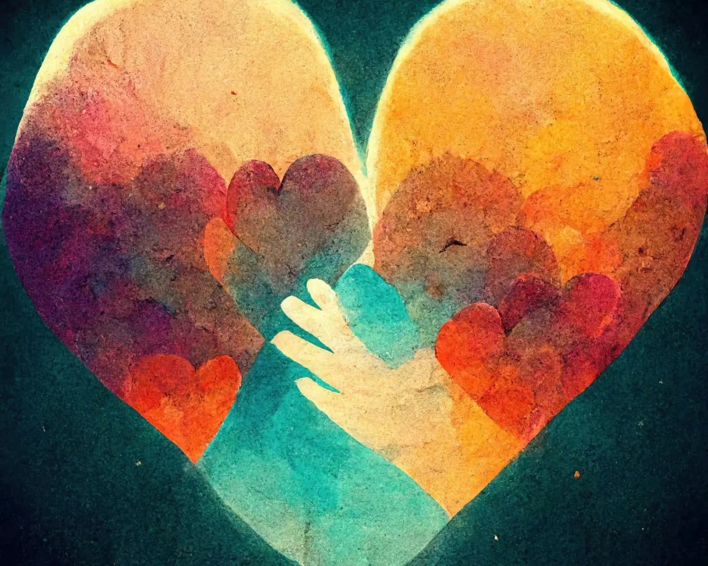 Heart Of Love 10’X8’ Fleece (120 X 96 Inch) Backdrop