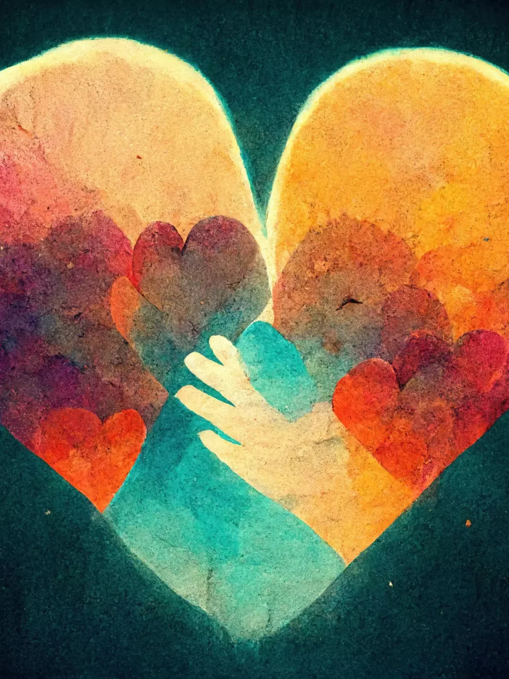 Heart Of Love 6’X8’ Fleece (72 X 96 Inch) Backdrop