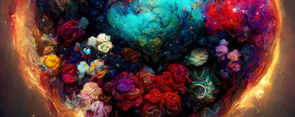 Heart On Fire Ii 20’X8’ Ultracloth (240 X 96 Inch) Backdrop