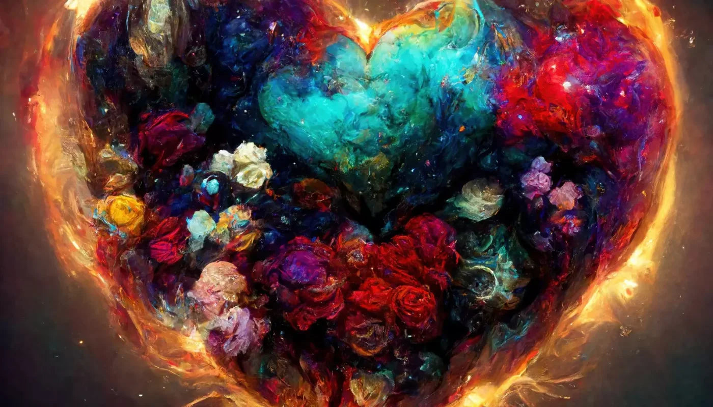 Heart On Fire Ii 14’X8’ Ultracloth (168 X 96 Inch) Backdrop