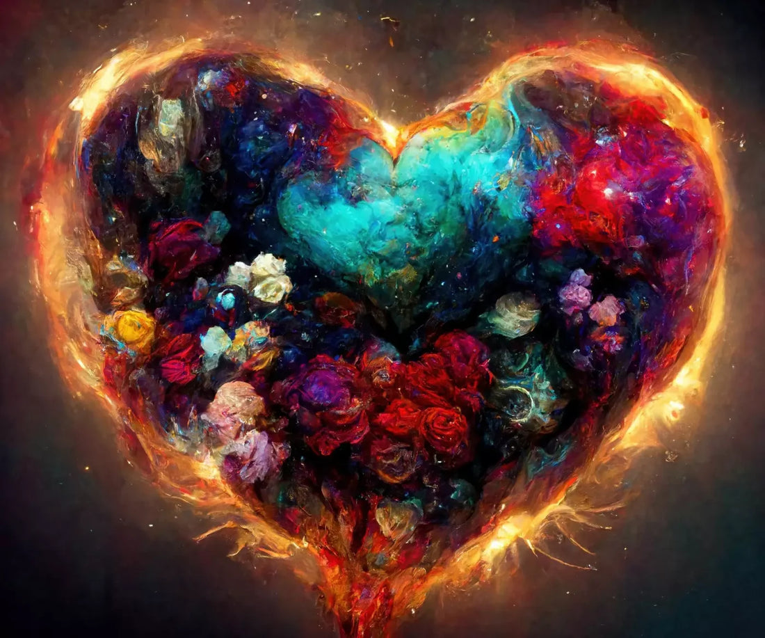 Heart On Fire Ii 5’X4’2 Fleece (60 X 50 Inch) Backdrop