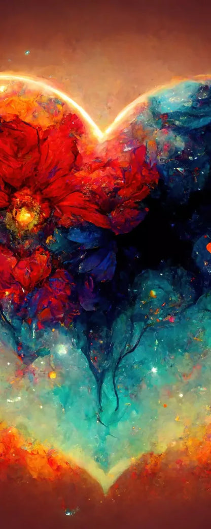 Heart On Fire Iii 8’X20’ Ultracloth (96 X 240 Inch) Backdrop