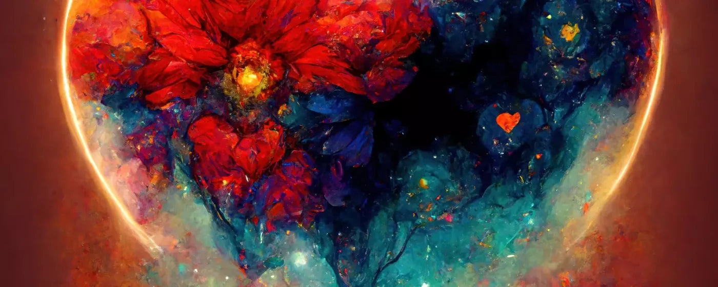 Heart On Fire Iii 20’X8’ Ultracloth (240 X 96 Inch) Backdrop