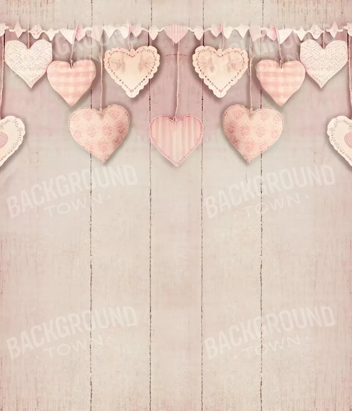 Heartalicious 10X12 Ultracloth ( 120 X 144 Inch ) Backdrop
