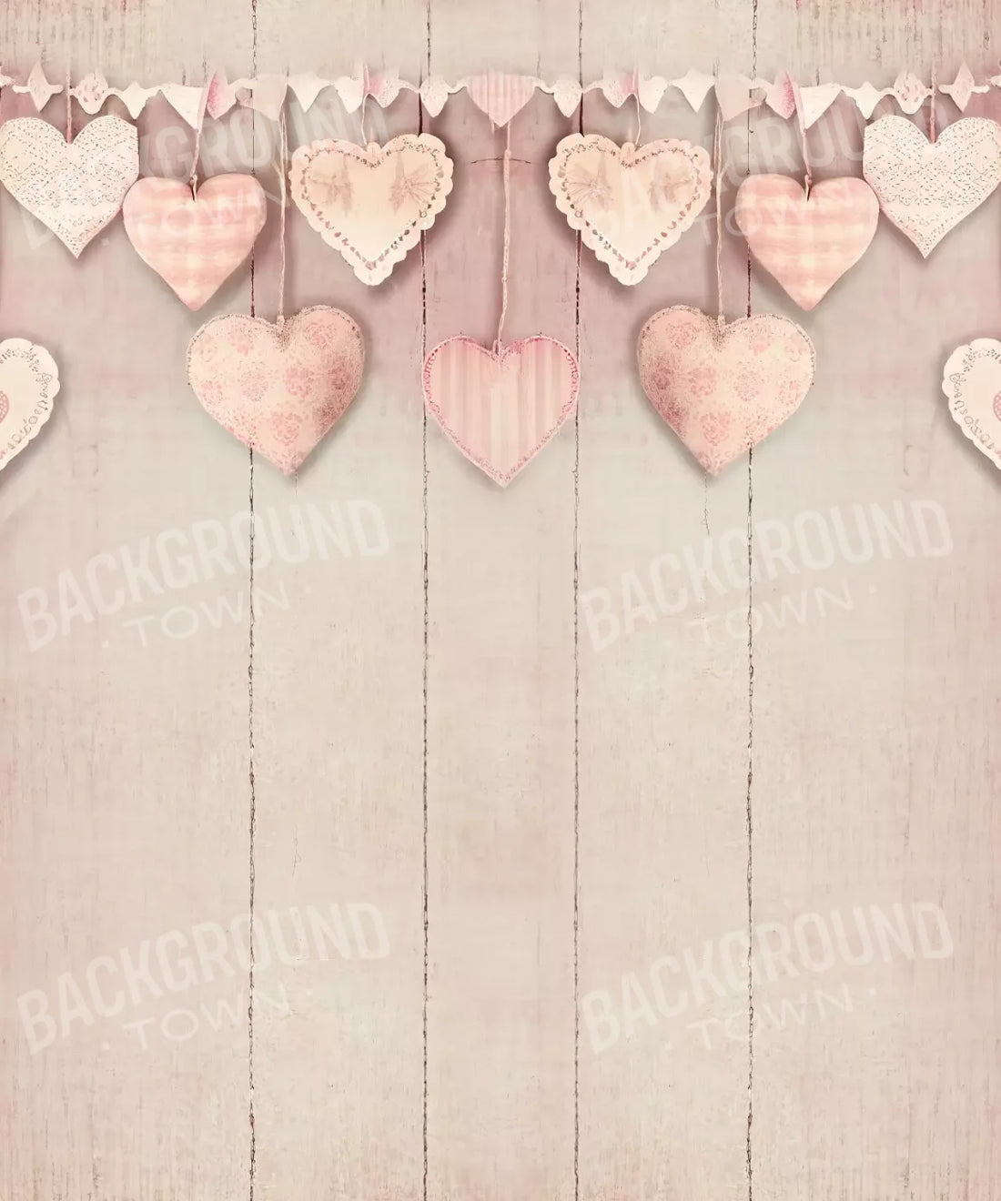 Pink Valentines Day Backdrop for Photography