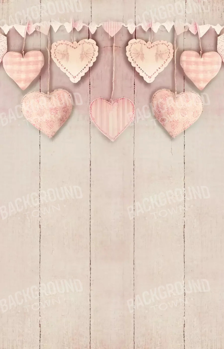 Heartalicious 8X12 Ultracloth ( 96 X 144 Inch ) Backdrop