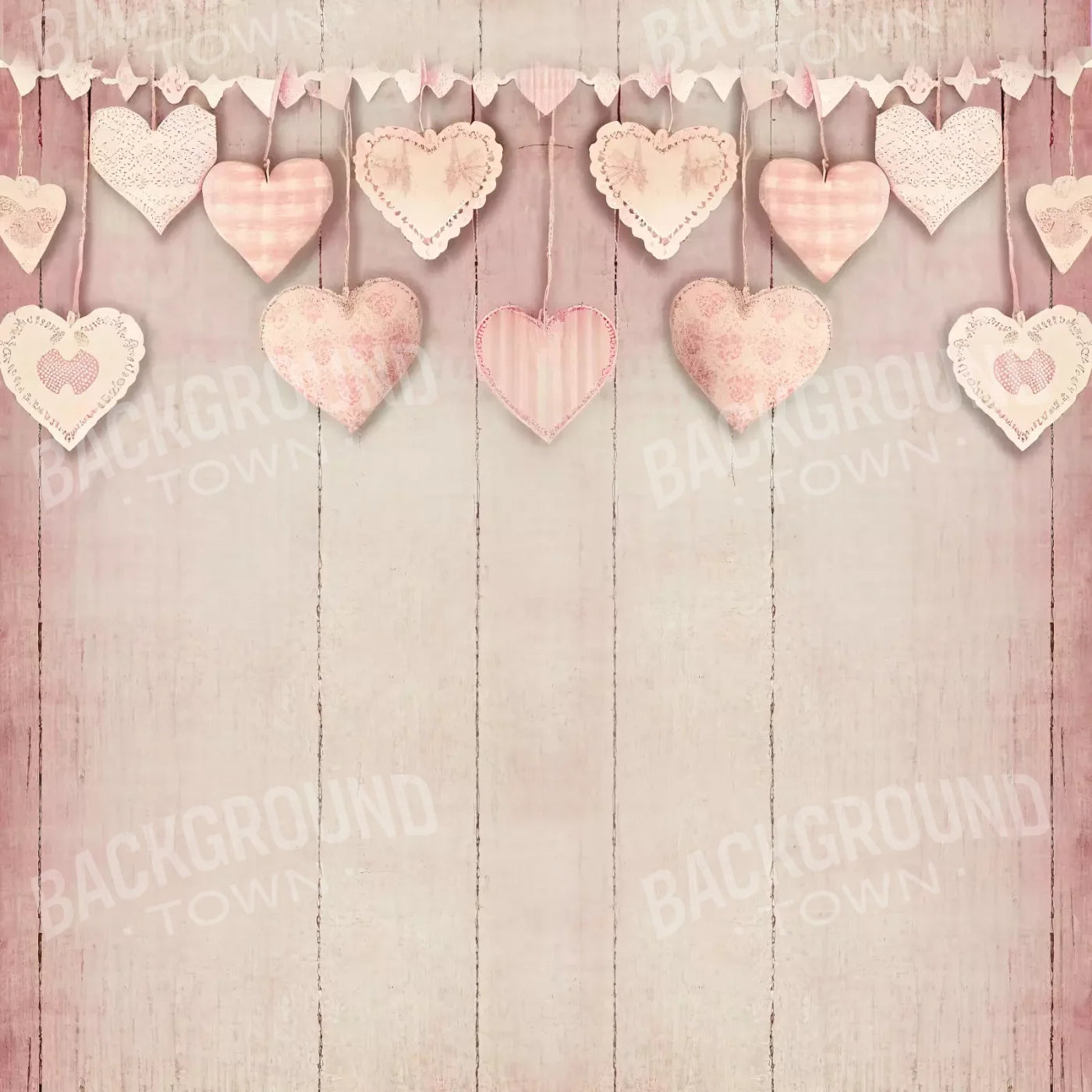 Heartalicious 8X8 Fleece ( 96 X Inch ) Backdrop