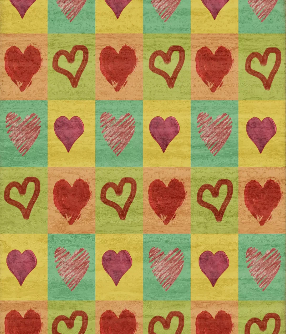Hearts 10X12 Ultracloth ( 120 X 144 Inch ) Backdrop