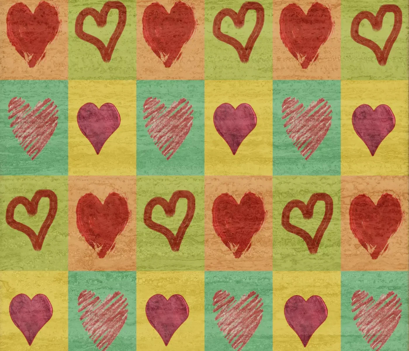 Hearts 12X10 Ultracloth ( 144 X 120 Inch ) Backdrop