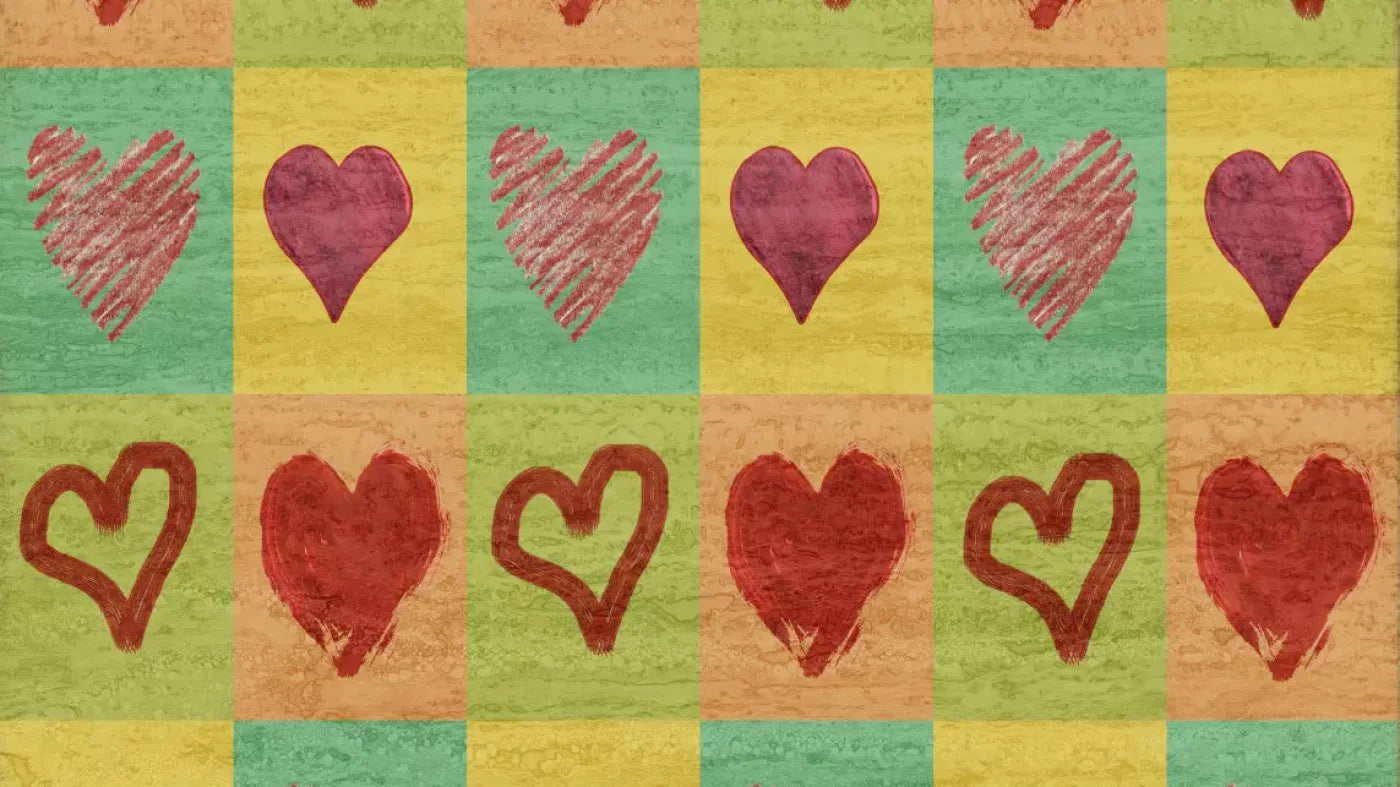 Hearts 14X8 Ultracloth ( 168 X 96 Inch ) Backdrop