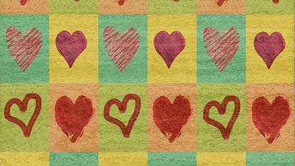 Hearts 14X8 Ultracloth ( 168 X 96 Inch ) Backdrop